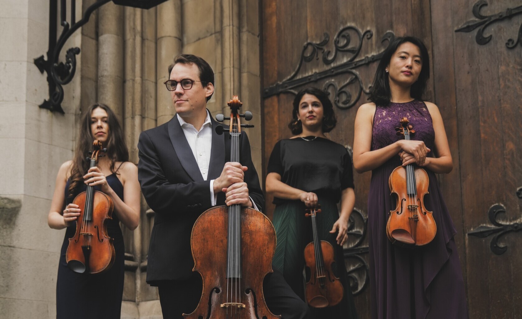 The Doric String Quartet (2026). Credit Kirk Truman. 