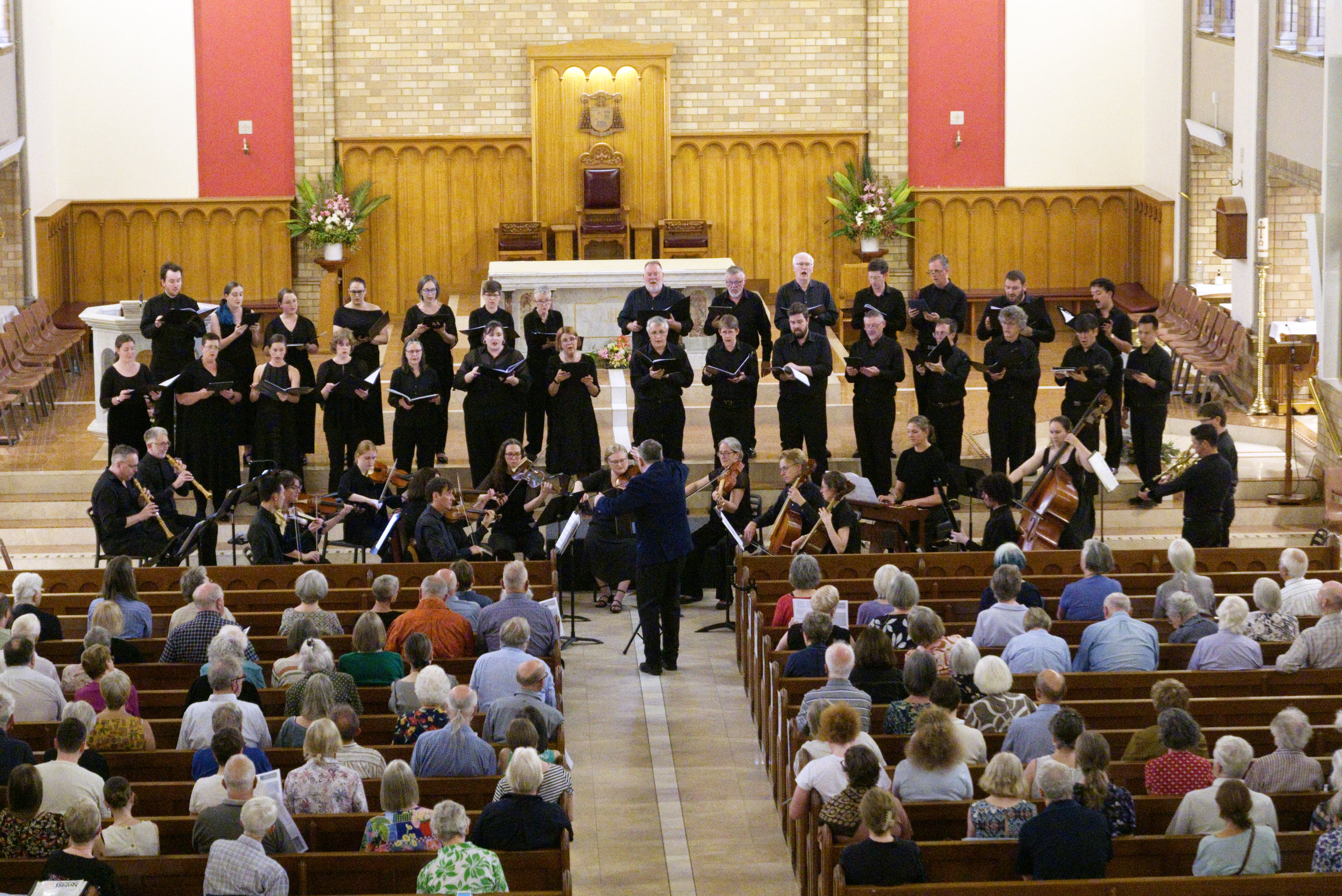 The Canberra Bach Ensemble performing at the the annual Leipzig Bachfest in 2024. Credit Peter Hislop.