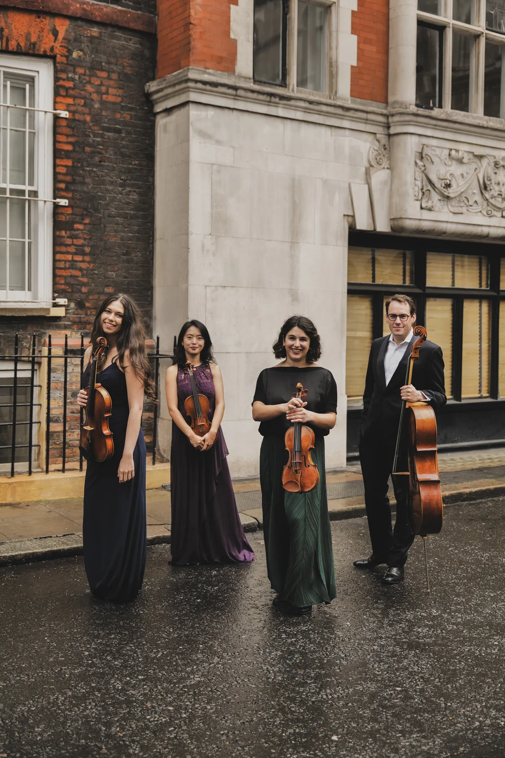 The Doric String Quartet (2026). Credit Kirk Truman. 